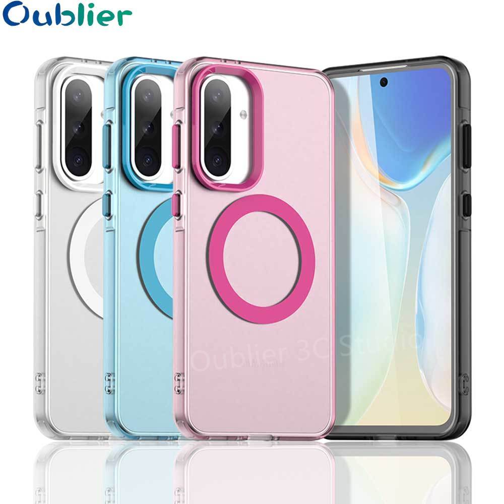 เคส Samsung Galaxy A16 A26 A36 A56 A15 A25 A35 A55 LTE 4G 5G เคสโทรศัพทดีไซน์ใหม่ สีลูกกวาด แม่เหล็ก