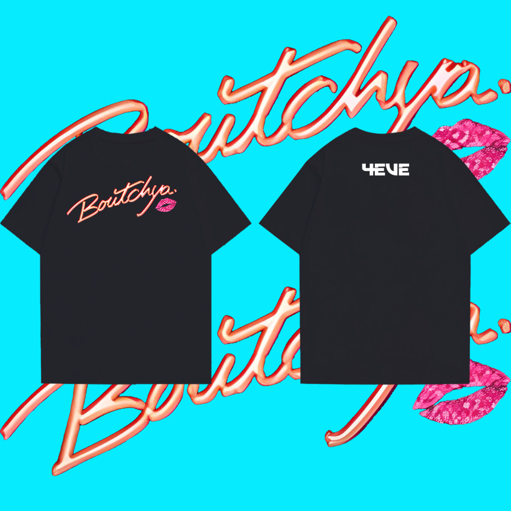 ⛳ เสื้อ 4EVE อัลบั้ม Cotton พิมพ์ลายกราฟฟิค สไตล์เกาหลี แฟชั่น Unisex ไซซ์