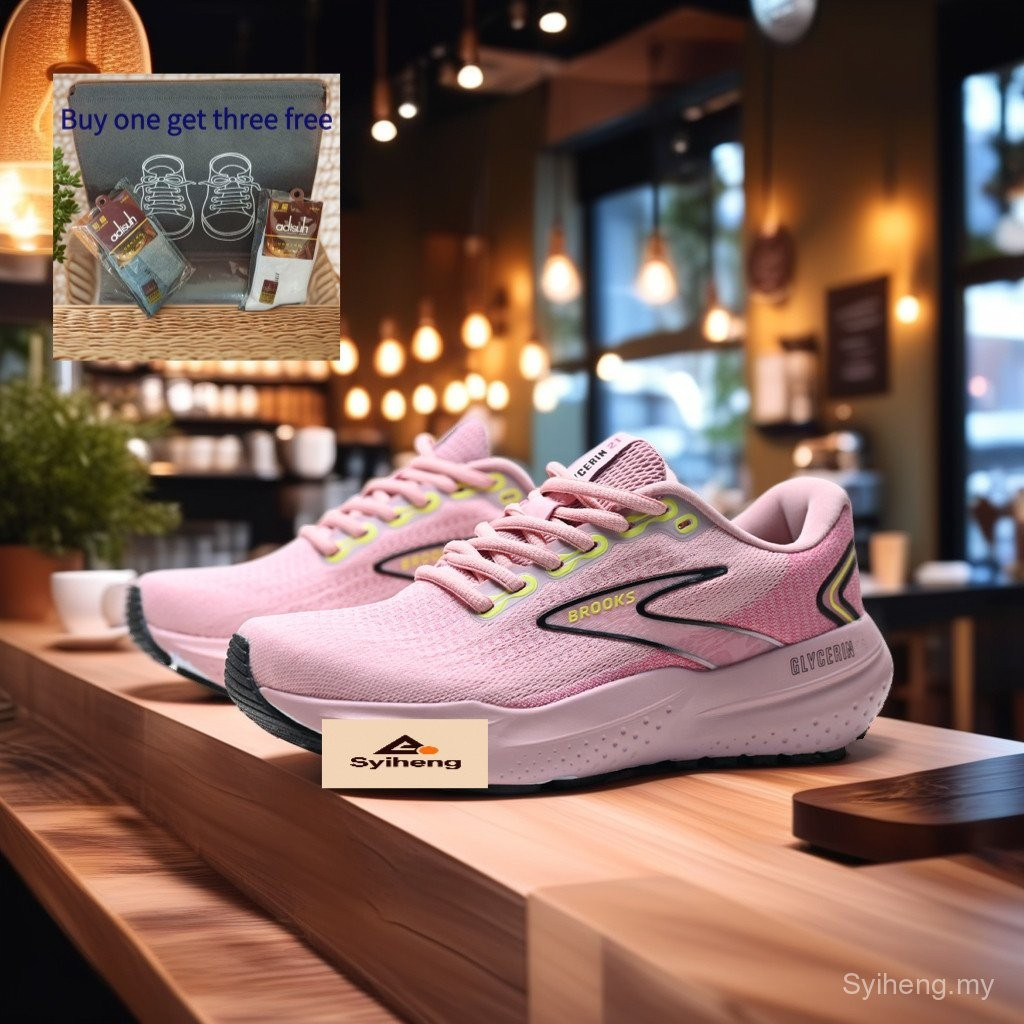 Brooks Glycerin 21 รองเท้าวิ่งลดแรงกระแทกสำหรับผู้หญิง NQV3 L7ZT