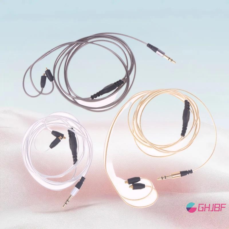 GHJBF] MMCX ถึง 3.5 มม. แจ็คเสียงหูฟังเปลี่ยนความยาว 120 ซม.สําหรับ SE215/315/535/846/UE900/DC/VJJB/