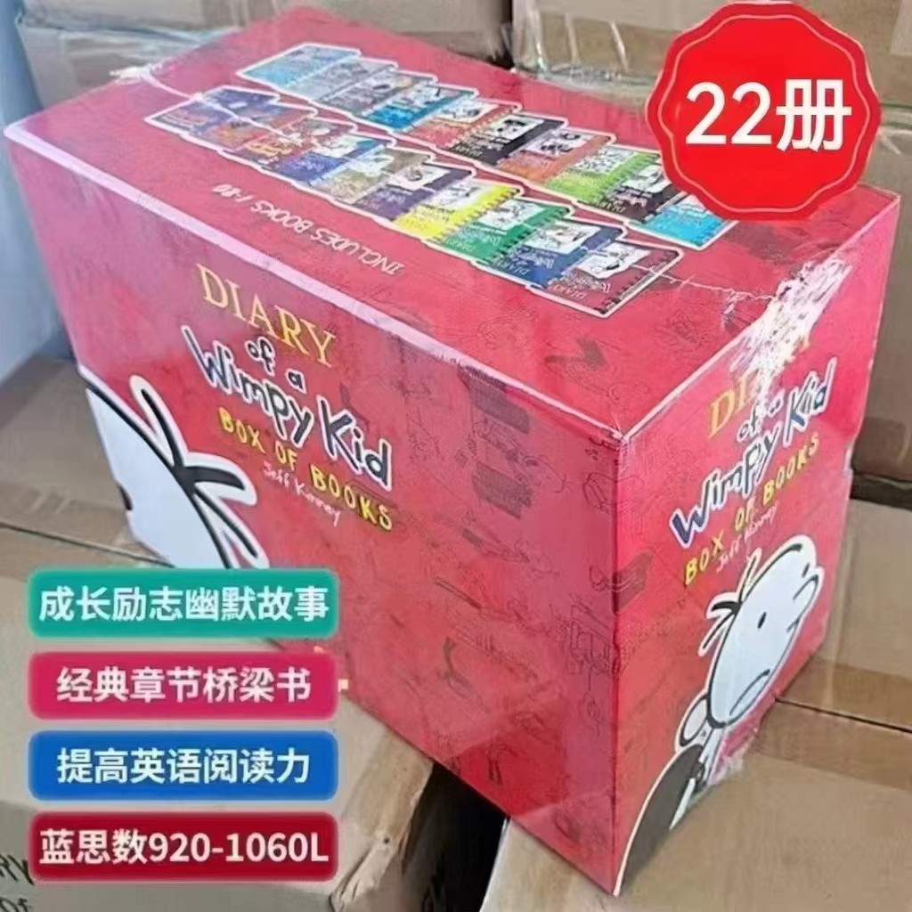 Diary Of A Wimpy Kid Little Kid Diary 22 เล่มอารมณ์ขันนวนิยายการ์ตูนหนังสือภาพภาษาอังกฤษ Story L5B3