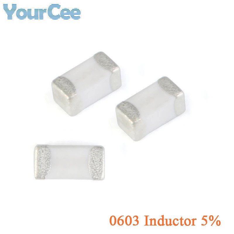 100 ชิ้น 0603 ตัวเหนี่ยวนํา SMD 5% 100nH 82nH 68nH 39nH 33nH 27nH 22nH 18nH 15nH 12nH 10nH 8.2nH 4.7