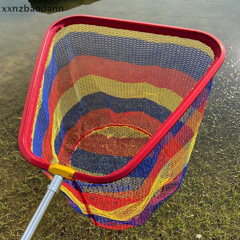 [XXNZMM] อลูมิเนียมอัลลอยด์ตกปลาสุทธิตักตกปลาตกปลาที่มีสีสันมือสุทธิ Ultralight Landing สุทธิตกปลา Tolls LEED