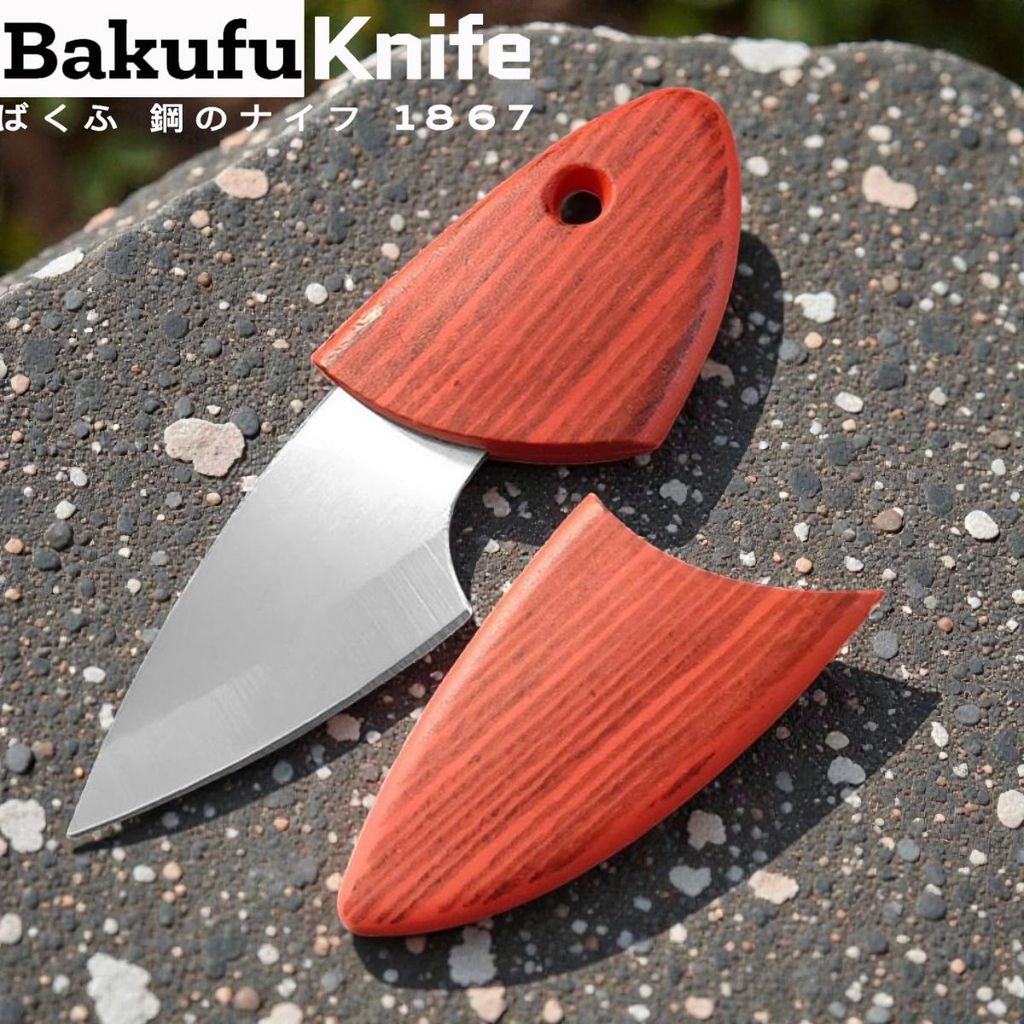 Bakufu มีดครัวเล็กใช้ปอกหัวหอม ปอกกระเทียม ปลอกผัก ผลไม้ แกะกล่องพัสดุ รุ่น MN-FK