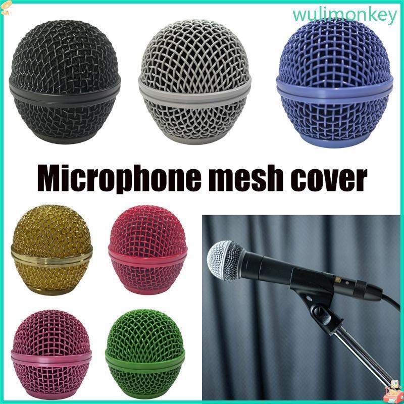 WU เปลี่ยนโลหะตาข่ายหัวไมโครโฟนย่างสําหรับ SM58S SM58LC BETA58A SAM30 SV100 PGX24 SLX4