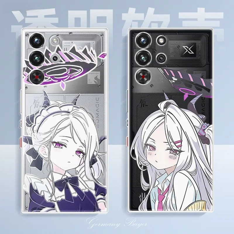 สําหรับเคสโทรศัพท์ RedMagic 10 Pro RedMagic 10S Pro เกมโปร่งใส Original Soft