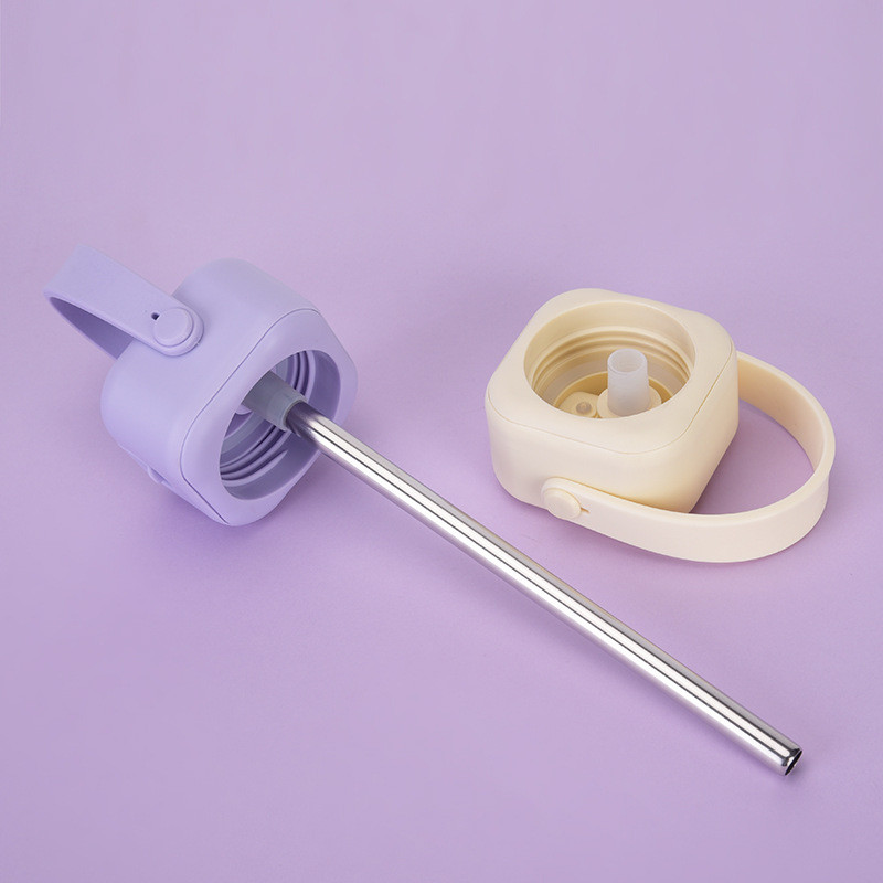 ✨ขวดกีฬาสแตนเลสกันร้อน 25ออนซ์ (740มล.) ปากดูดสีสะท้อนแสง หูหิ้ว ใหม่ปี 2026 - รูปที่ 6