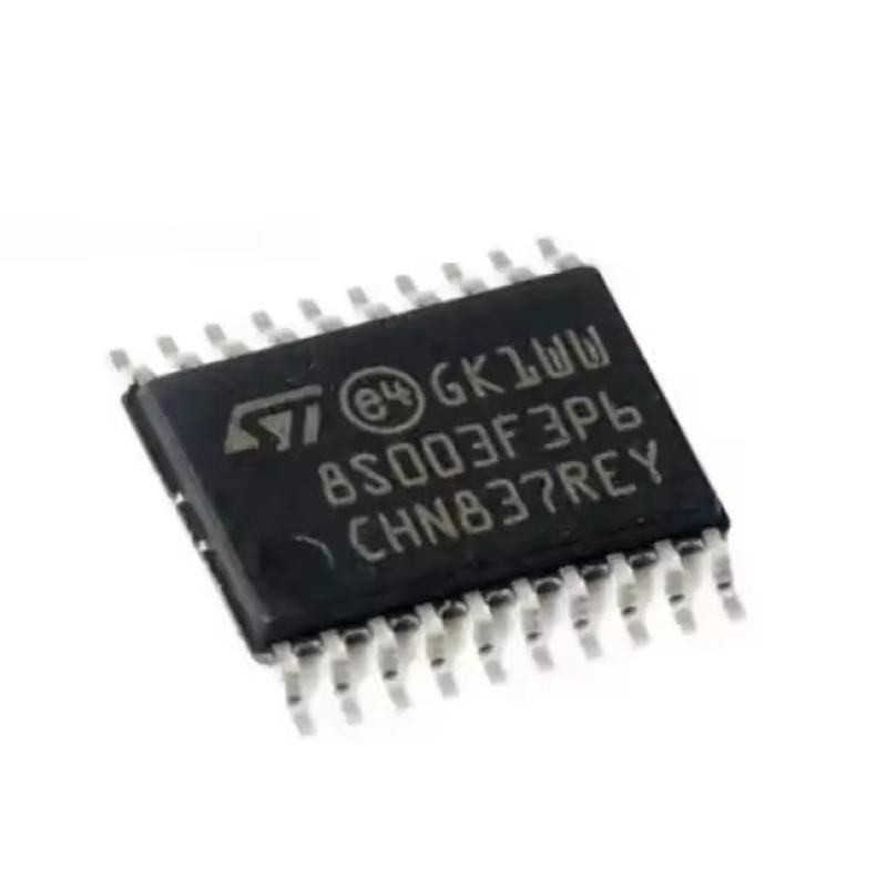 Stm8s003f3p6 STM8L051F3P6 STM8L151F3P6 TSSOP20 ส่วนประกอบอิเล็กทรอนิกส์ประเภทประตูเดียว