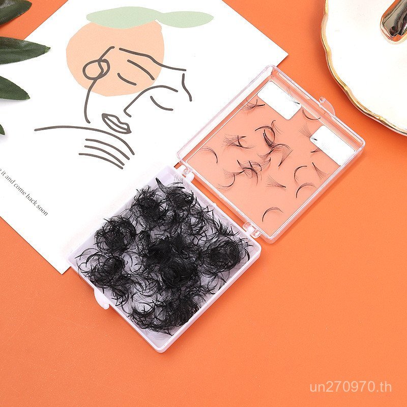 ขนตาปุย Bulk Pointed Fluffy Root Tip Premadefans3D4D5D6D7D8D10D12D 5VON