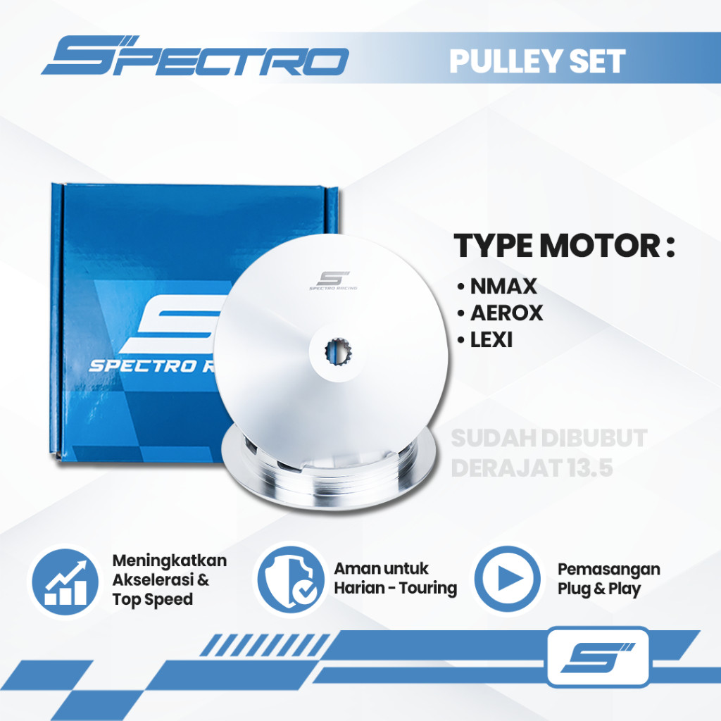 Spectro Pulley Roller House Nmax 155 Aerox 155 Lexi 125 Pulley Roller House Roller อัพเกรด CVT Racin