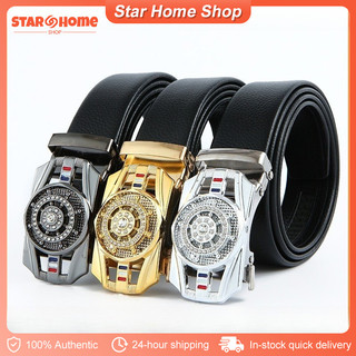 Automatic Buckle Men's Business Casual Belt Versatile for Office Work Daily Life & Formal Occasions