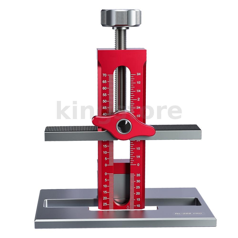 RUITOOL อัพเกรดตู้ประตูติดตั้ง Jig อลูมิเนียมอัลลอยด์ปรับ 3-in-1 เครื่องมือสําหรับ Frameless Face Fr