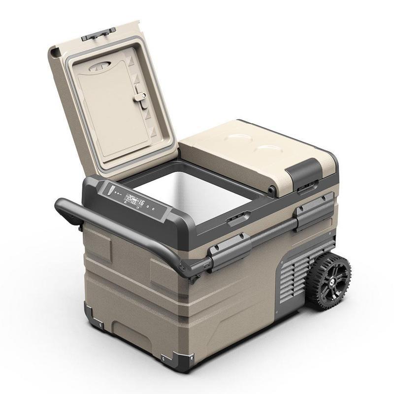 Ice Tiger คอมเพรสเซอร์ตู้แช่แข็งตู้เย็นรถยนต์ 12v24v110v220v รถบ้าน Dual-ใช้ตู้เย็นตู้แช่แข็งกลางแจ้