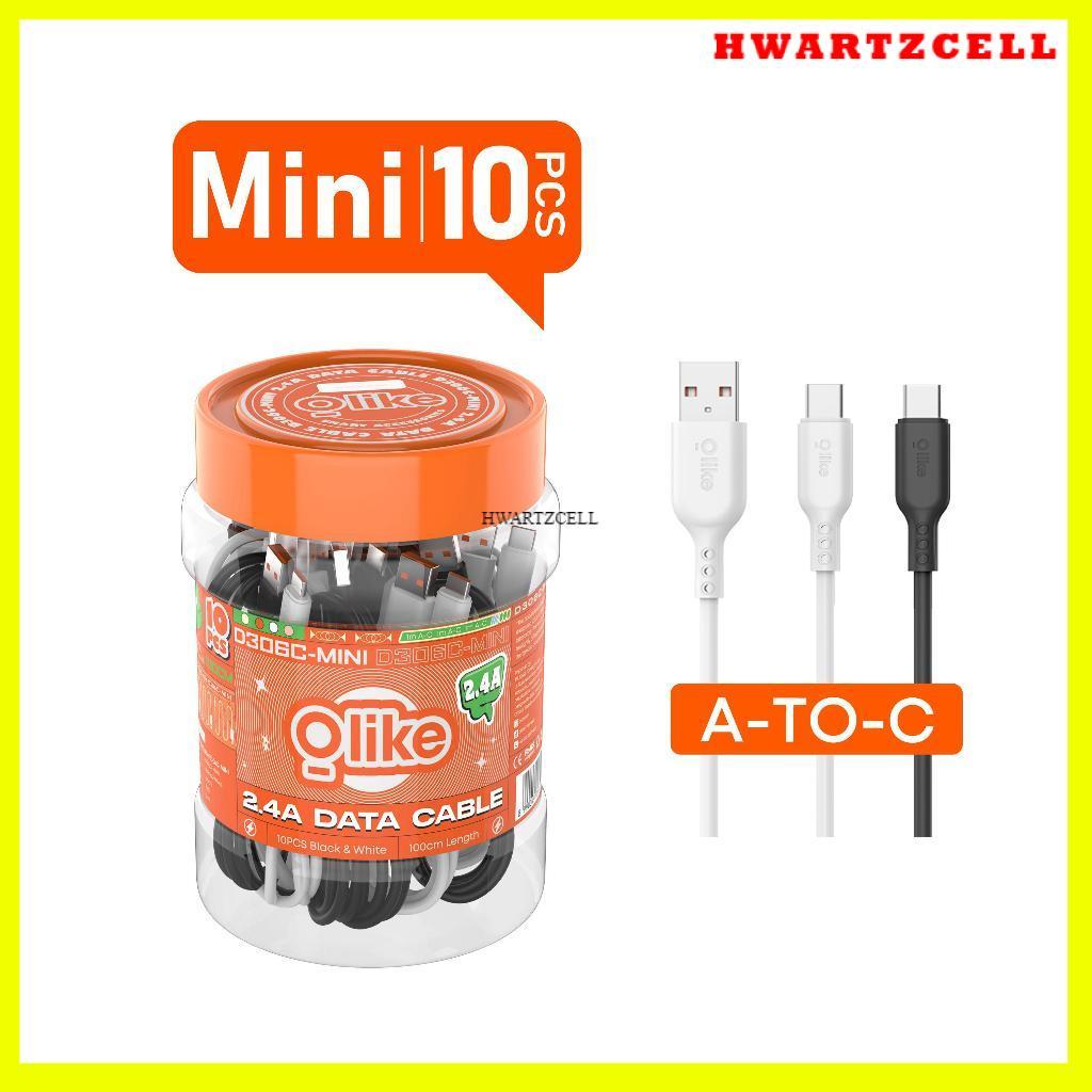 [HWARTZ] OLIKE NEW D306 Mini 1 Jar บรรจุ 10 ชิ้น (D306 M/D306 C/D306 CL) Fast Charging ความยาว 1M