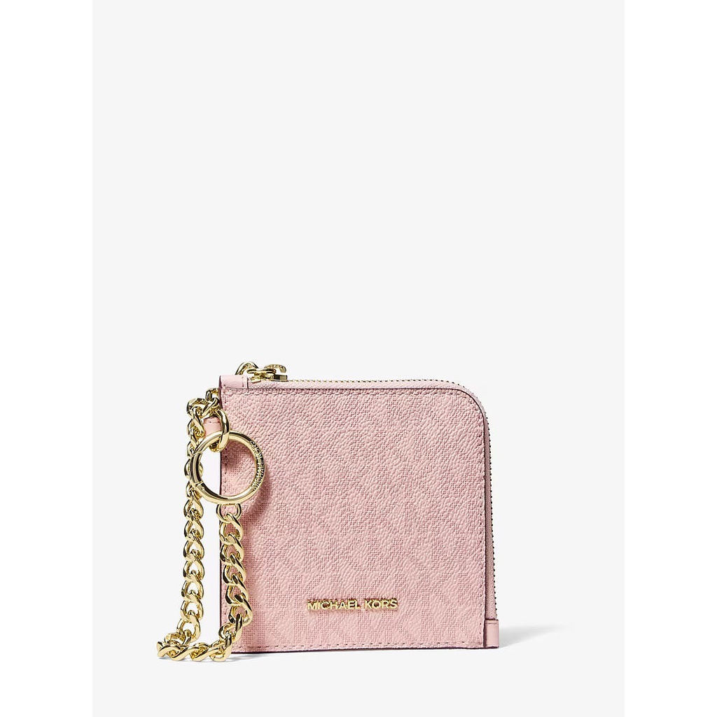 JST Signature Logo Chain Wallet in Powder Blush (35S6GTVC6V)