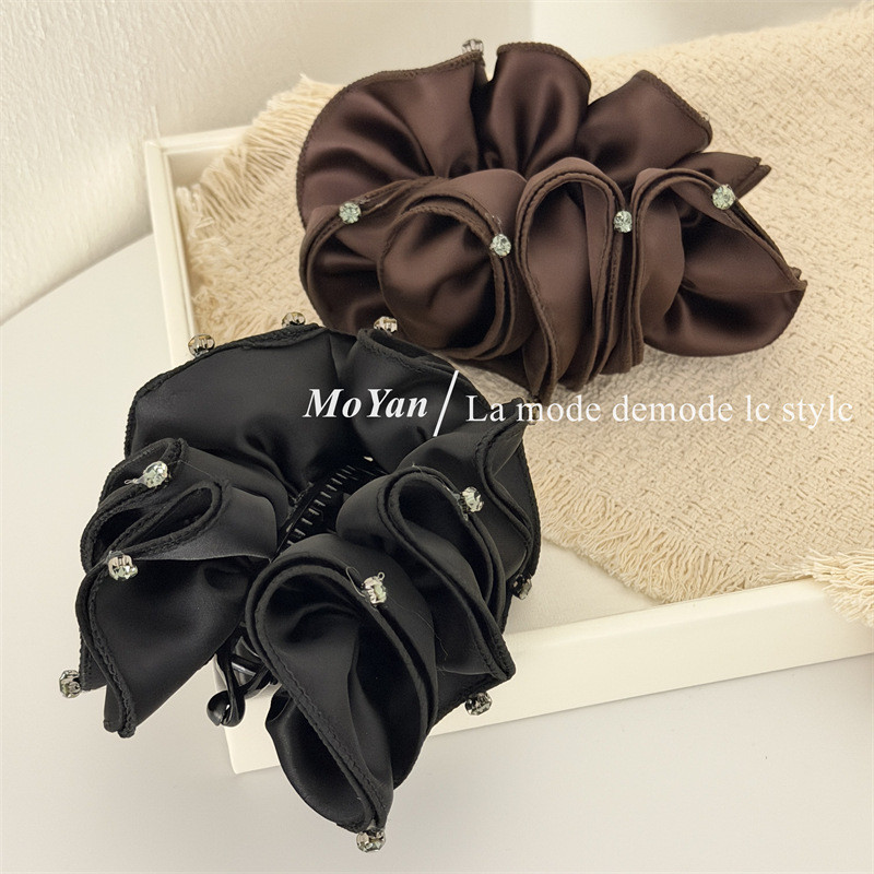 เวอร์ชั่นเกาหลีสไตล์ใหม่ High-End Cloud Diamond Banana Clip แฟชั่น All-Match กิ๊บติดผมหญิงแฟชั่น Twist Clip