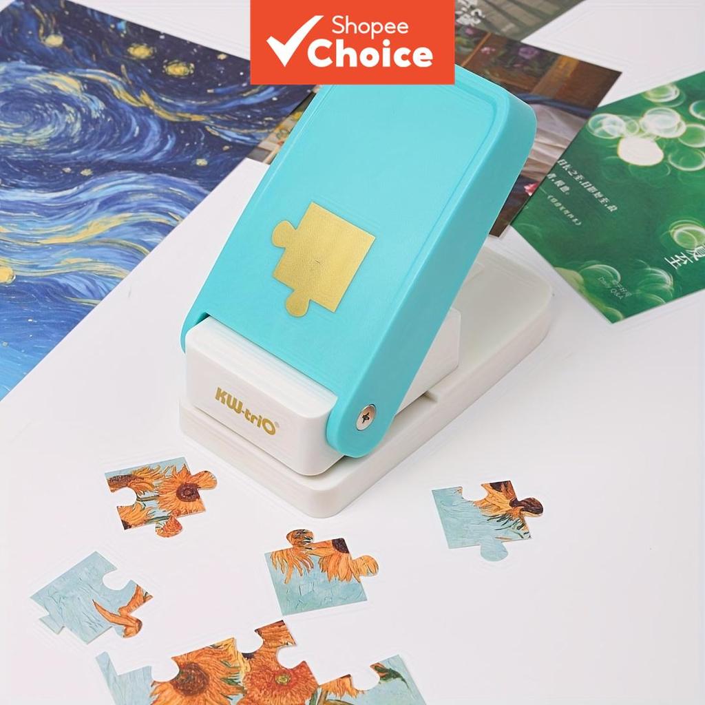 เครื่องทําปริศนา KW-triO เครื่องเจาะภาพ DIY สมุดการ์ดอัลบั้มเครื่องมือเครื่องตัดหัตถกรรม