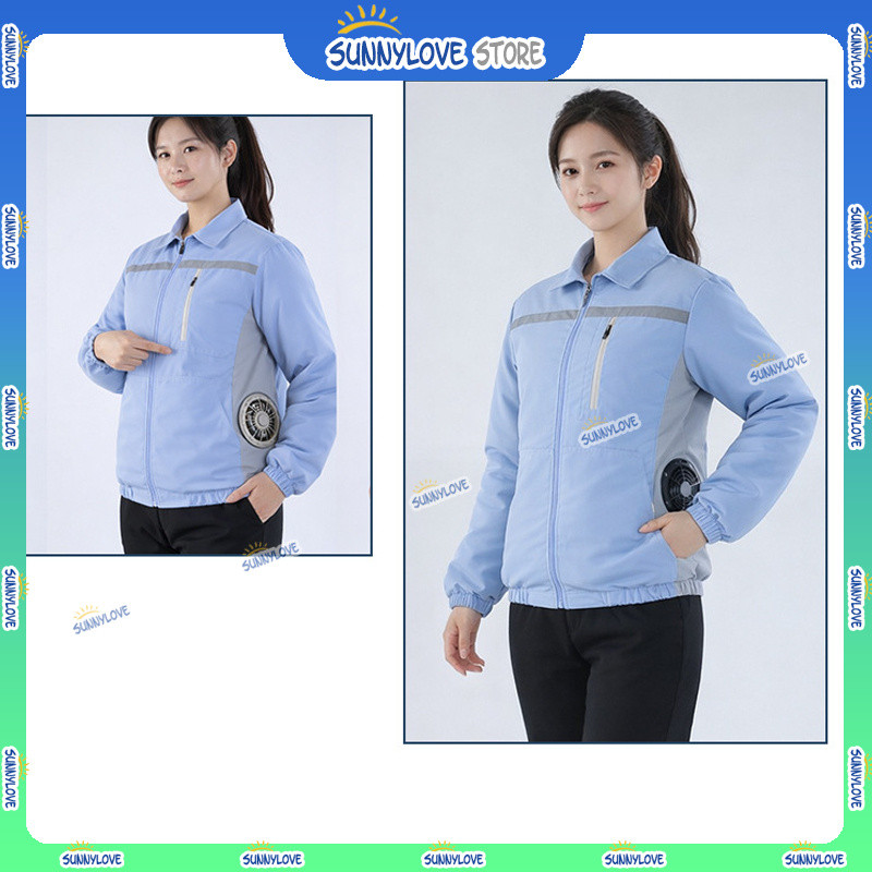 พัดลมครีมกันแดดเสื้อผ้าป้องกันความร้อนเว็บไซต์ระบายความร้อ รูปที่ 7