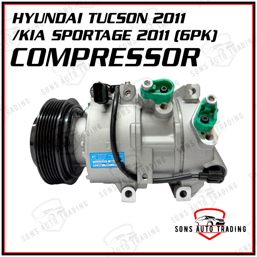 HYUNDAI TUCSON 2011/KIA SPORTAGE 2011 AIRCOND COMPRESSOR (6PK)