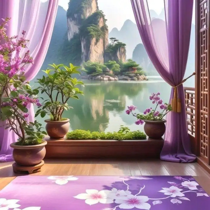 ผ้าพื้นหลังสไตล์จีน, ทิวทัศน์สไตล์โบราณย้อนยุคคลาสสิก, ผ้าแขวนพื้นหลังภาพห้องนั่งเล่นสไตล์จีน