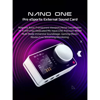 (มีส่งด่วน)SMSL Nano One ซาวด์การ์ดเกมมิ่ง พร้อมระบบปรับจูนเสียงให้เนียนสวยแบบเรียลไทม์ ประกัน 1 ปี