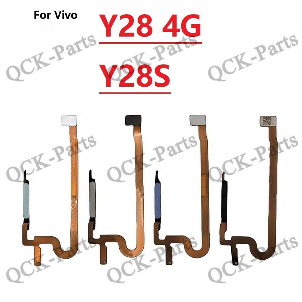 สําหรับ Vivo Y28 4G/Y28S ลายนิ้วมือเซ็นเซอร์เครื่องสแกนเนอร์ Touch ID ปุ่มเชื่อมต่อ Flex Cable