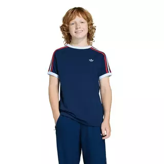adidas ไลฟ์สไตล์ เสื้อยืด 3-Stripes เด็ก สีน้ำเงิน KC9509