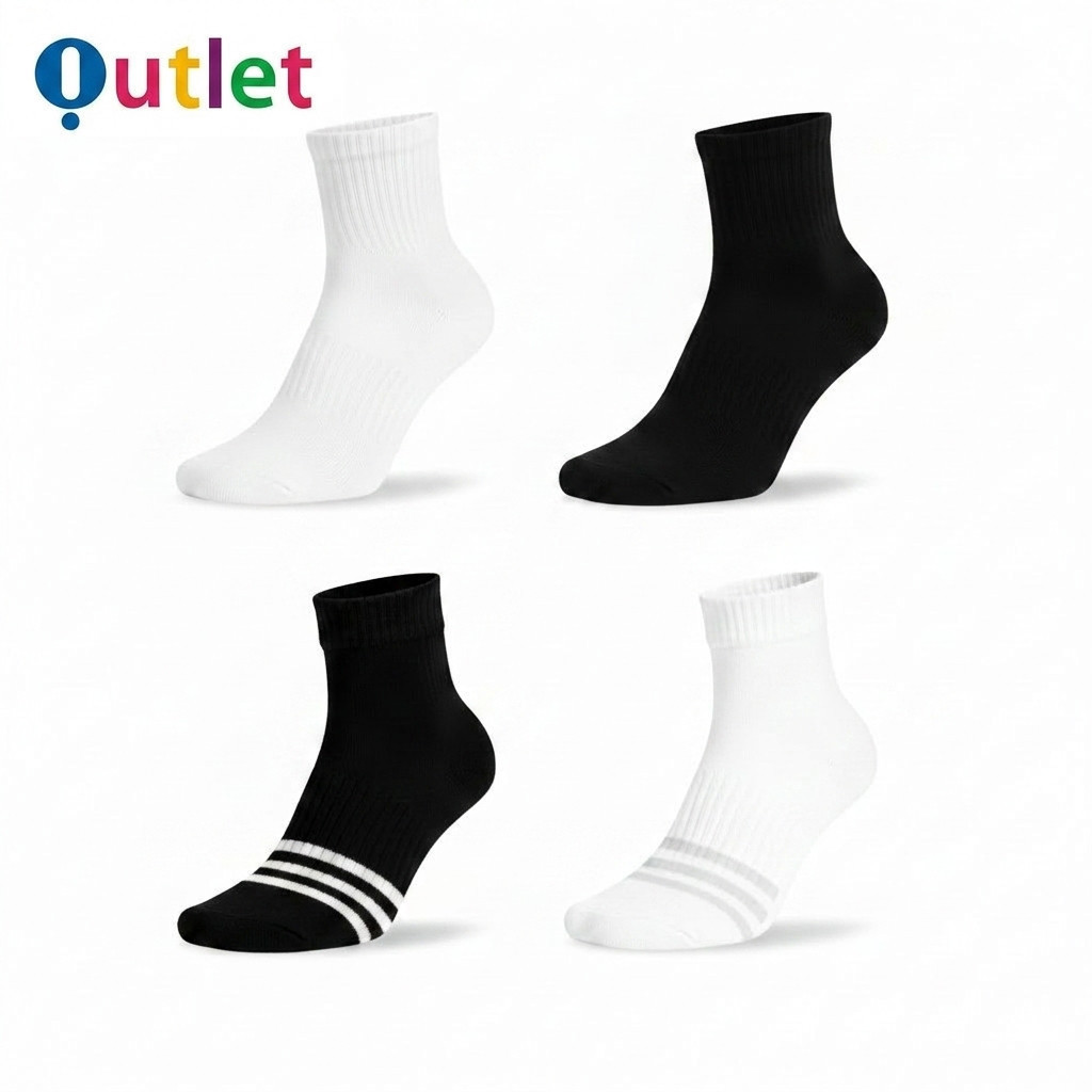 Everyday Cushioned socks ถุงเท้าเทรนนิ่งหุ้มข้อ ถุงเท้าข้อยาวกีฬาชาย/หญิง ระบายอากาศดี