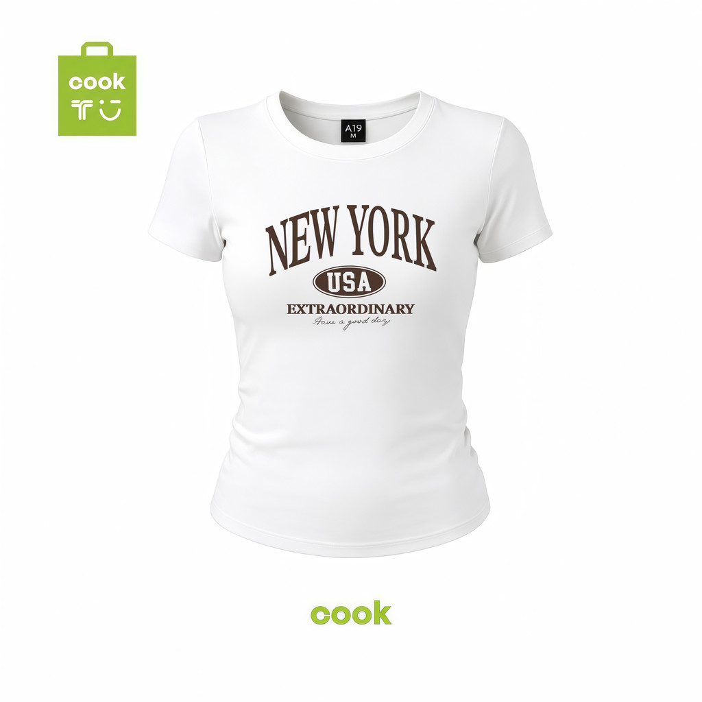เสื้อ baby teeผู้หญิง เกาหลี ผ้า sorona จากอเมริกา ผลิต OOOK ใส่สบาย ทรงสวย สไตล์เกาหลี #110