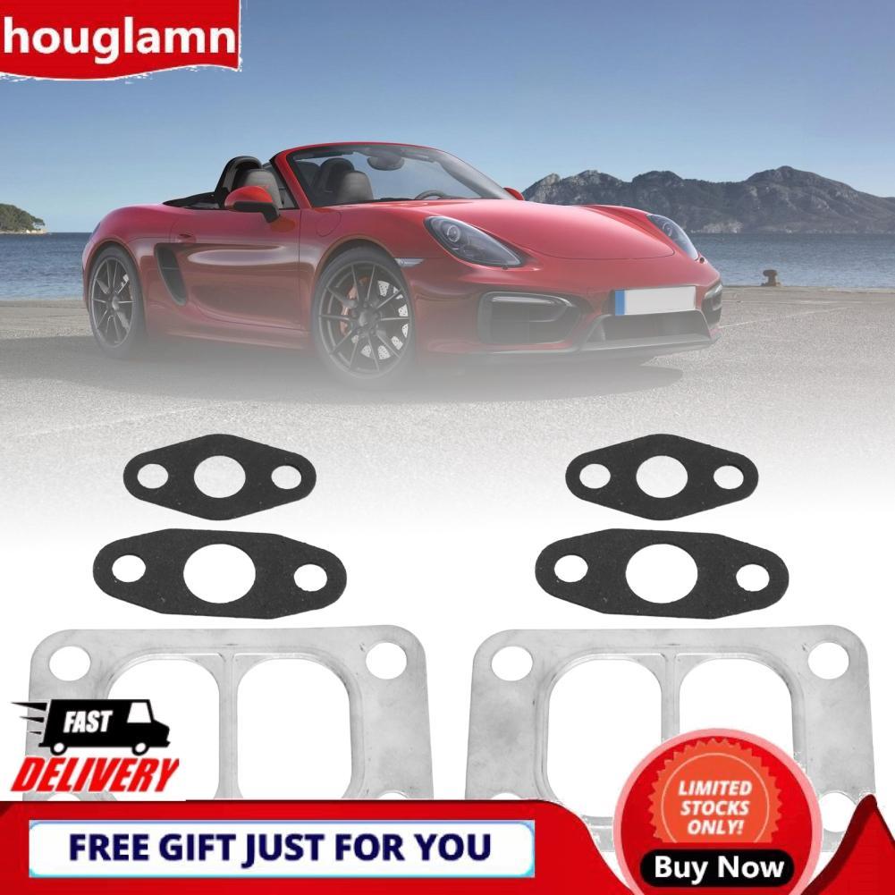 Houglamn Houglamn Turbo ปะเก็นชุดชุดติดตั้งติดตั้งง่าย 2 ชิ้นโลหะกระดาษเทอร์โบชาร์จเจอร์สำหรับ Holse
