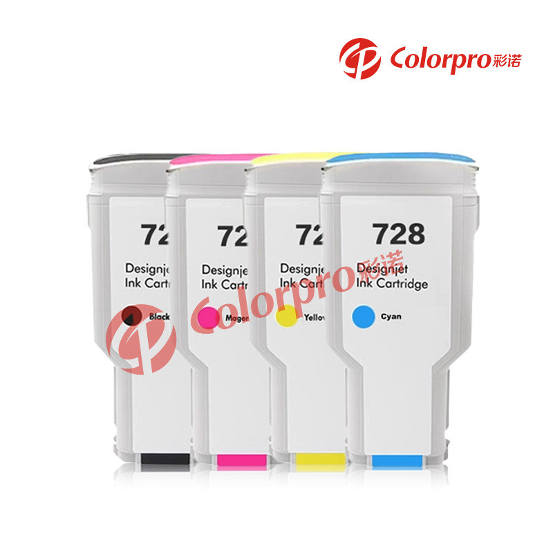 ใช้งานร่วมกับตลับหมึก HP HP728 ตลับหมึกพล็อตเตอร์ HP Designjet T730 T830 F9J67A