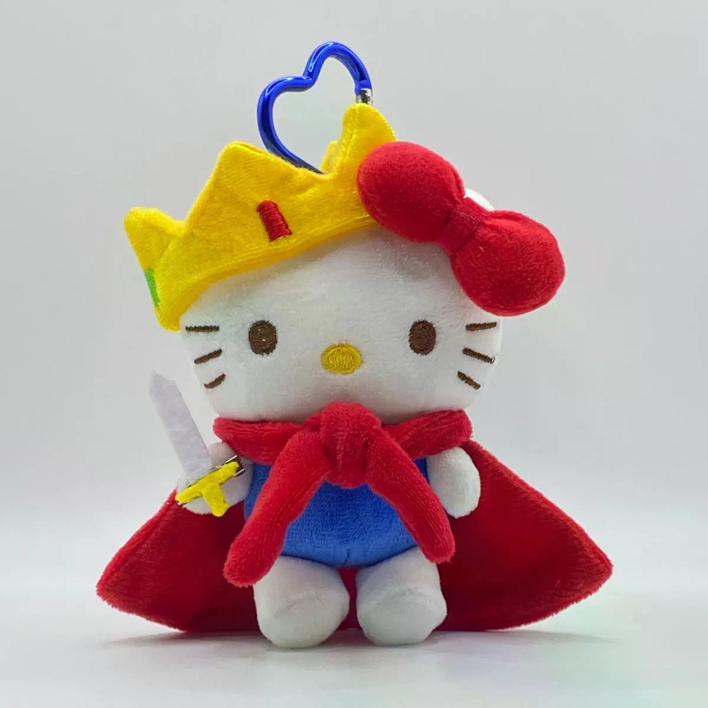 ของขวัญตุ๊กตาปักเกจ.Plush King Kitty พร้อมสร้อยคอพวงกุญแจ