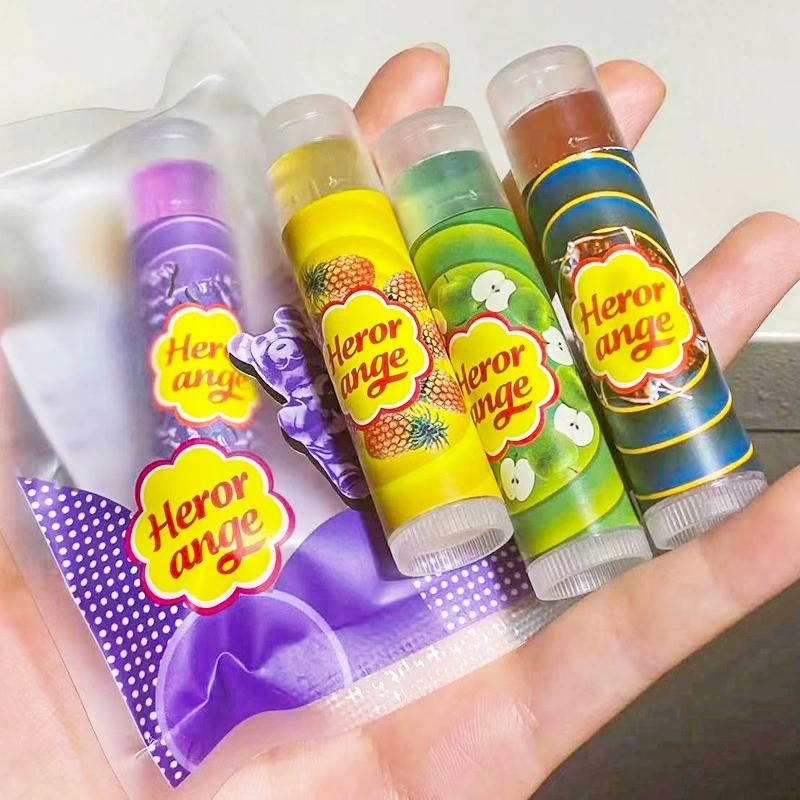 สินค้าใหม่ทุกวัน/HERORANGE HERORANGE Lollipop Lip Balm Moisturizing ลดความหมองคล้ํา Soothing Repair 