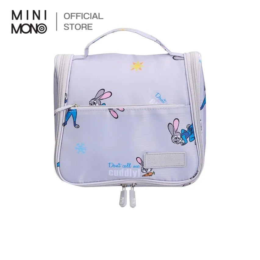 Mini Mono กระเป๋าอุปกรณ์อาบน้ำ ลาย Disney Zootopia ลิขสิทธิ์แท้ – Travel Toiletry Bag / Cosmetic Organizer