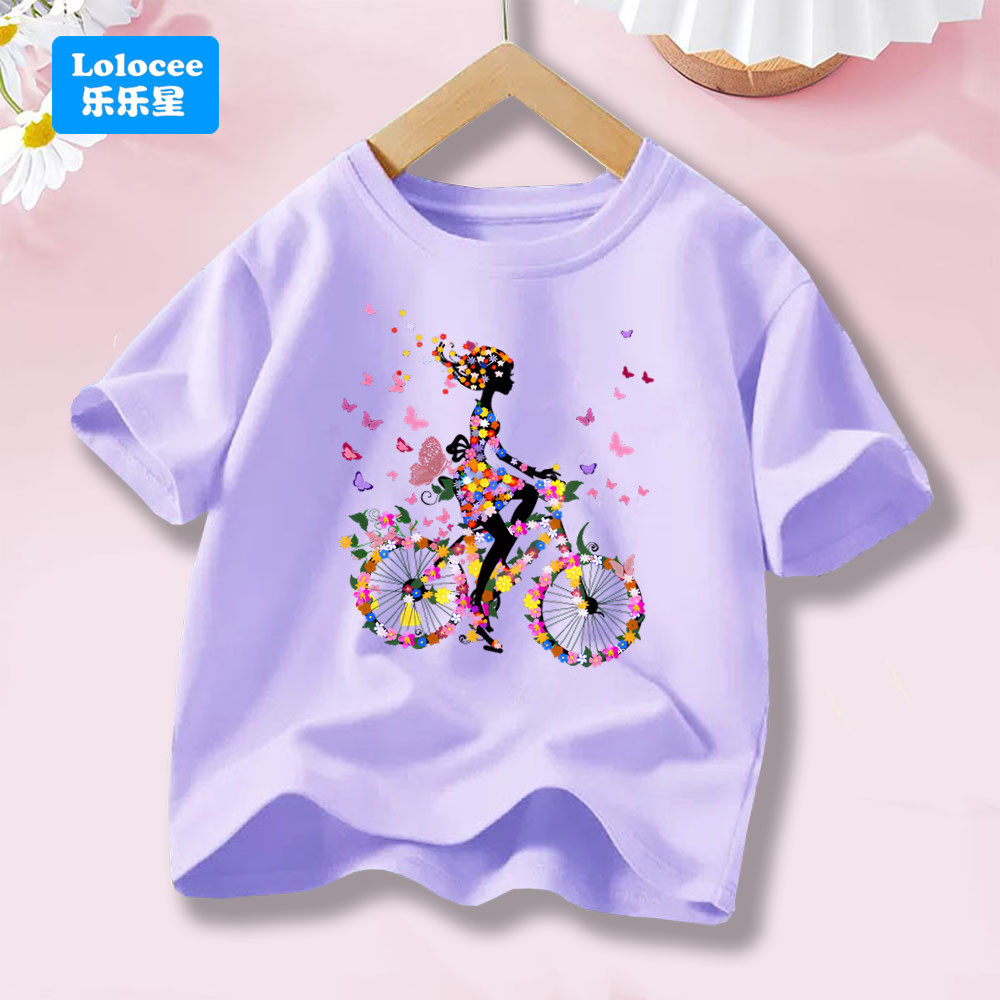 เด็กทารกผ้าฝ้ายเสื้อยืดฤดูร้อนแขนสั้น โอ-คอแมวพิมพ์สบายๆอเนกประสงค์ ที เสื้อเด็กเสื้อผ้า 3ที-14ที CL