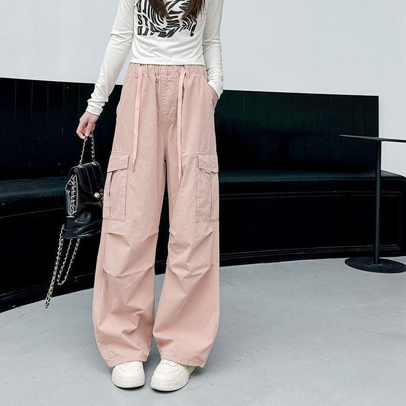 女大童裤子夏季2024青少年女宽松女童装裤棉运动休闲裤ฤดูร้อน 2024 Teen Girl3e5x9st7j3my20251208