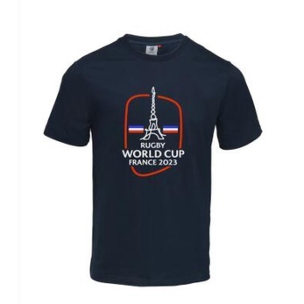 แฟชั่น 2024 เสื้อยืด French Rugby World Cup French Host