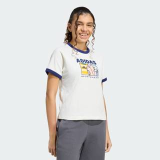 adidas Lifestyle POP ART GRAPHIC T-SHIRT1 Q2 Women White KC8…