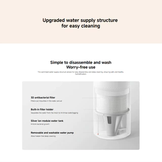 Xiaomi Mijia Smart Evaporative Humidifier Pro พ่นไอน้ำ I เครื่องทำความชื้นอัจฉริยะ I การควบคุมความชื้นอัจฉริยะ