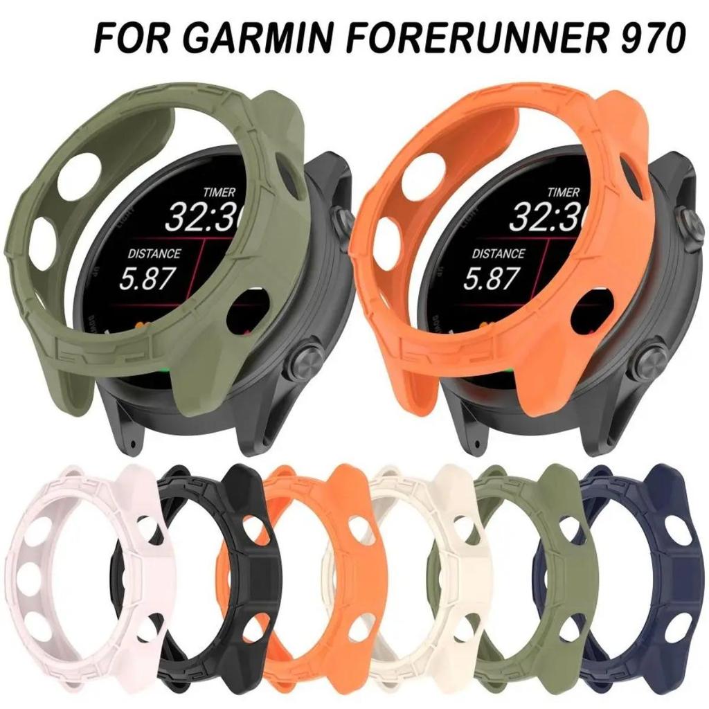 ใหม่TPUสําหรับผู้เบิกทางGarmin 970 Anti-Scratch Soft Screen Protector Hollow Edge Shellสําหรับผู้เบิ