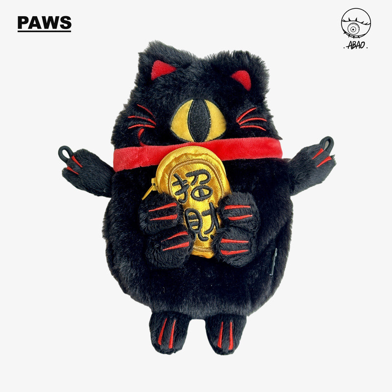 [PAWS] ABAO | Black Lucky Kitten Satchel สินค้าเล่นอินเทรนด์
