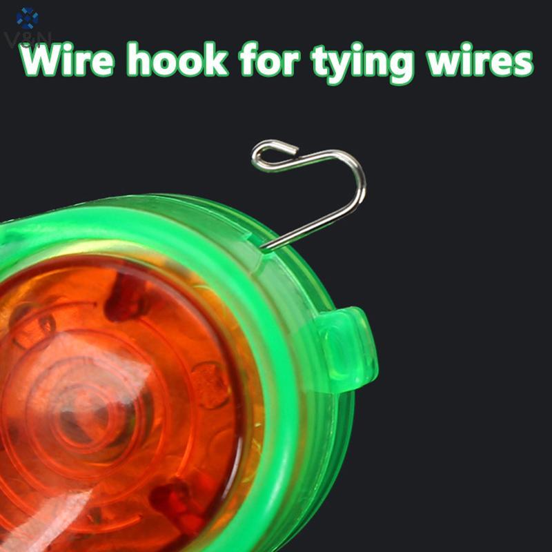 (V&N) 1PC Fish Bite Alarm High Sensitive Fishing Alarm Sound Bell ไฟ LED ตัวบ่งชี้ Clip-on Fishing R