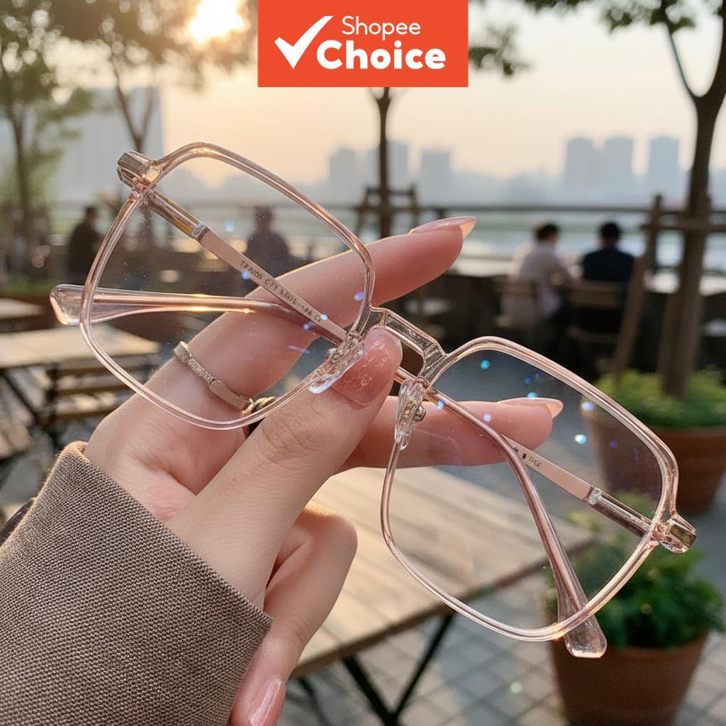แว่นตา Photochromic สําหรับผู้หญิง กรอบขนาดใหญ่ แว่นสายตาสําหรับผู้มีสายตาสั้น เลนส์สําเร็จรูป Lepti