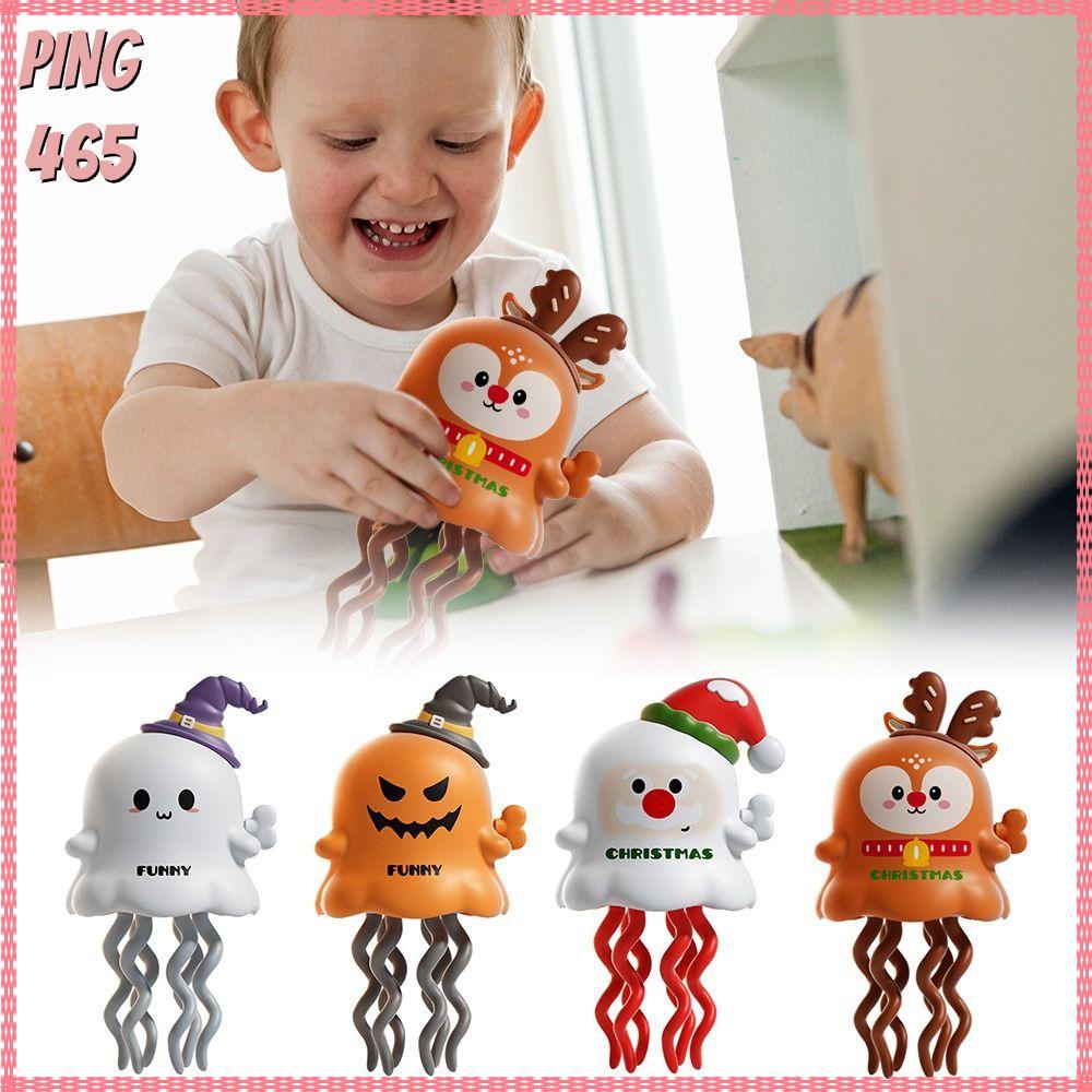 PINGD Dancing Octopus Toy, Smart Tentacle Explorer Elk Dancing Santa Claus Toys, Crawling Dancing เซ