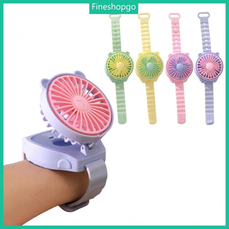 Fine AM4 ดําเนินการพัดลมนาฬิกาที่มีประสิทธิภาพแบบพกพาขนาดเล็กน้ําหนักเบาการ์ตูน