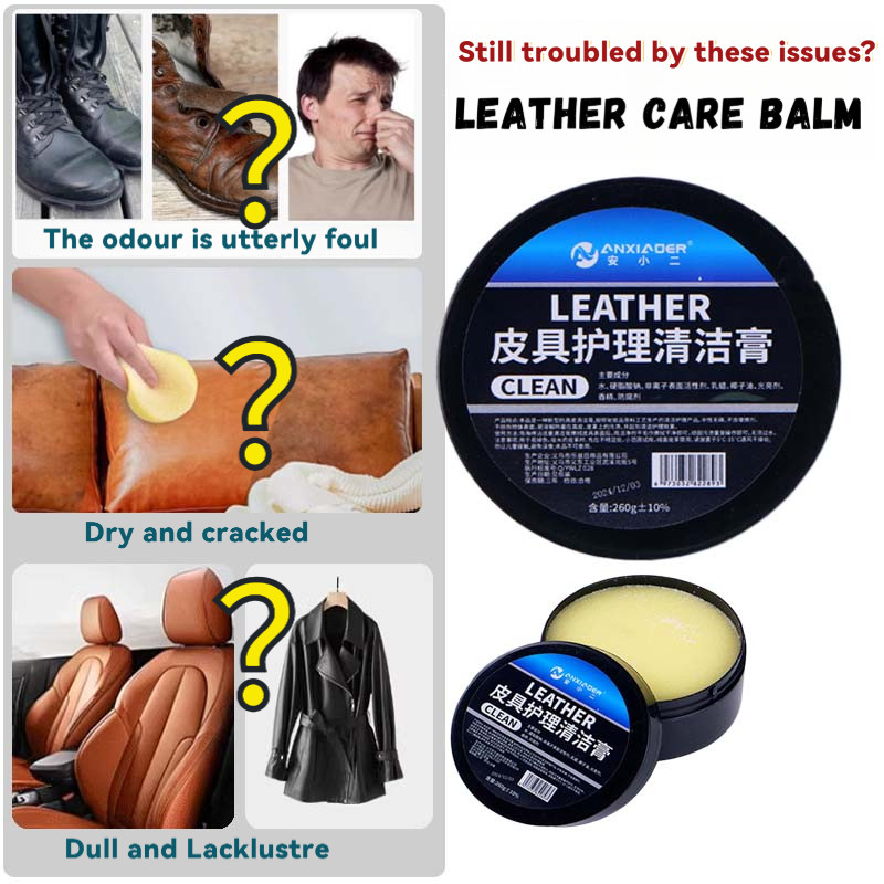 Leather Care Balm & Stain Remover Waterproof Stain-Resistant & Eco-Friendly Household Cleaning Cream