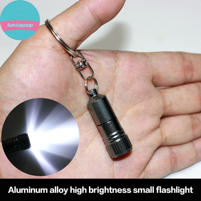 Sund ไฟฉาย LED แบบพกพาพวงกุญแจมัลติฟังก์ชั่นไฟฉายพ็อกเก็ตพวงกุญแจกลางแจ้งเดินป่าตั้งแคมป์ไฟฉาย TH