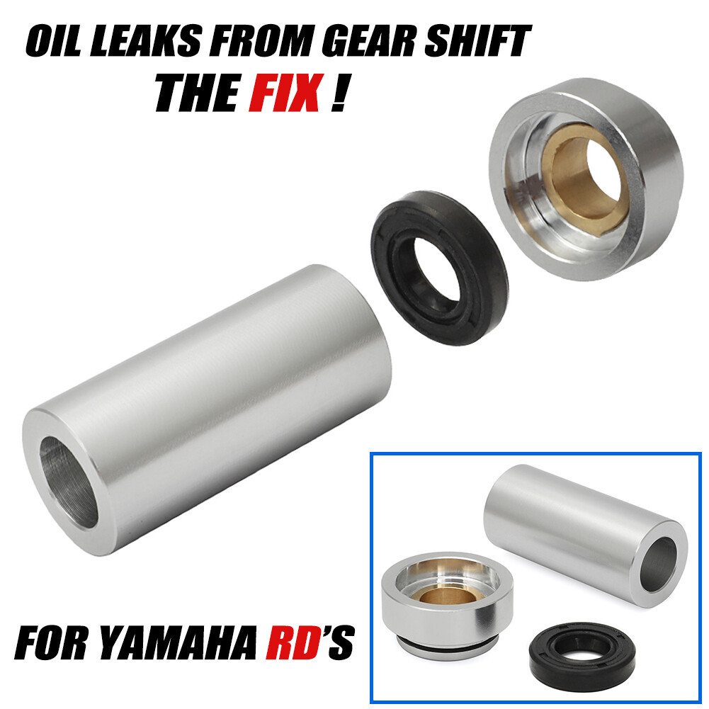 สําหรับ Yamaha RD 350 250 LC & 350 YPVS เกียร์เปลี่ยน Shift ซีลน้ํามันรั่ว Fix 31K NOS