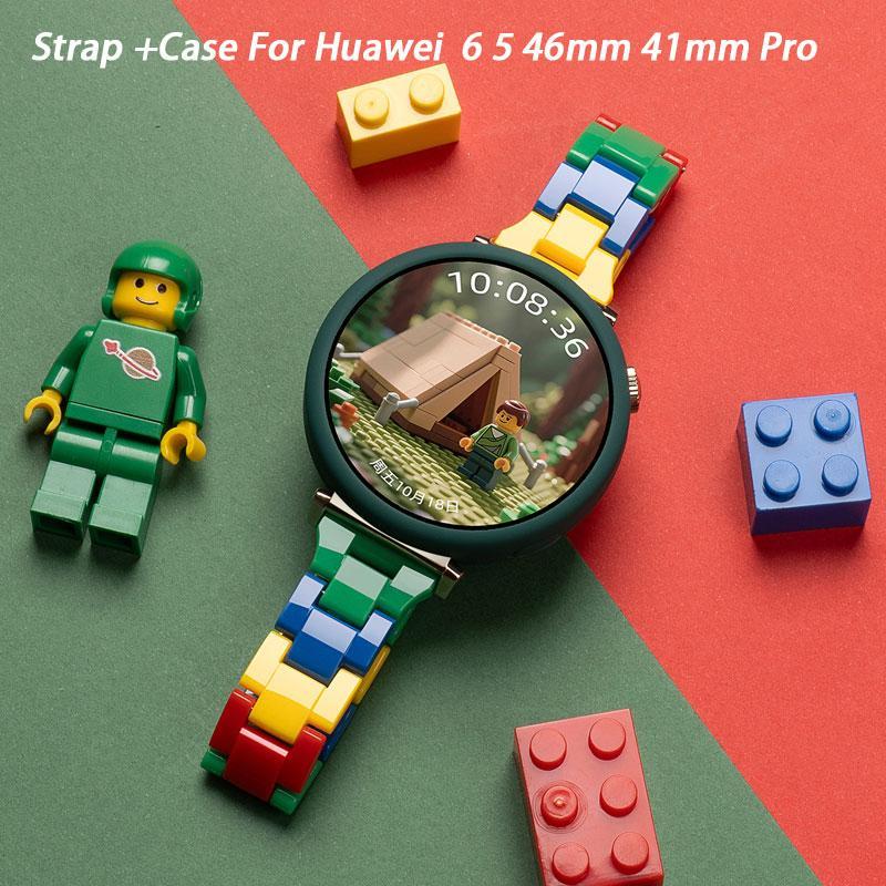 เคสซิลิโคน + สไตล์เรซิ่นสําหรับ Huawei GT6 41/46 มม., GT6 Pro, GT5 42/46 มม.