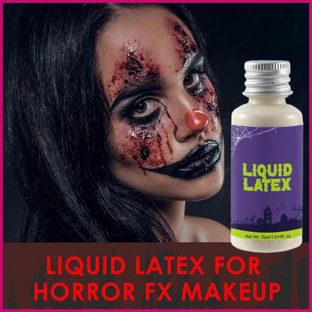 Liquid Latex SFX แต่งหน้า 50ml อ่อนโยน False Wound Latex ปลอมรอยแผลเป็นทําอุปกรณ์สําหรับศิลปินการถ่า